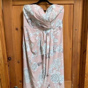 City Chic floral faux wrap maxi dress!